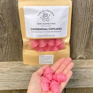 SALE Consensual Cupcakes 100% Beeswax Scented Wax Cubes Melts